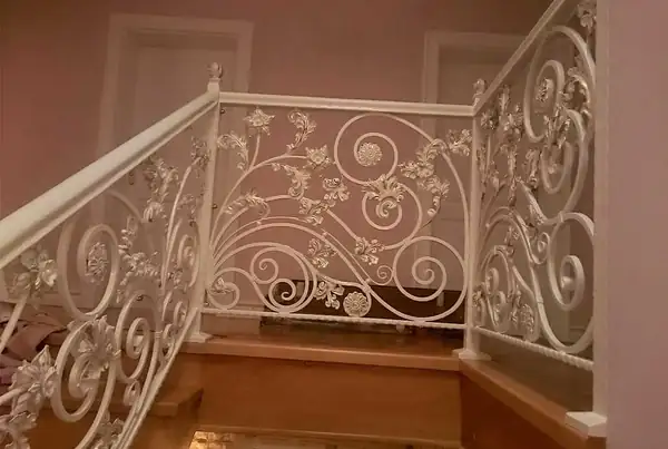 Balustrady wewnętrzne kute — realizacja 3, Kowalstwo Artystyczne Marek Mida