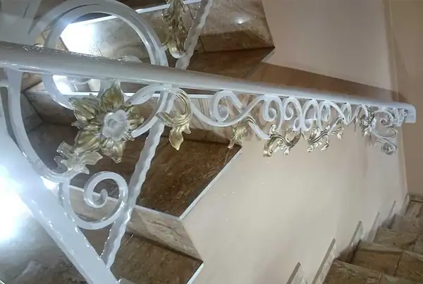 Balustrady wewnętrzne kute — realizacja 4, Kowalstwo Artystyczne Marek Mida
