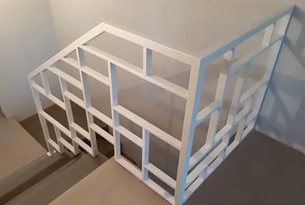 Balustrady wewnętrzne kute — realizacja 5, Kowalstwo Artystyczne Marek Mida
