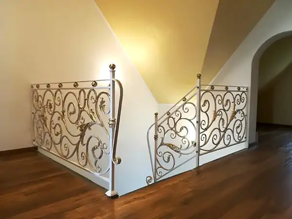 Balustrady wewnętrzne kute — realizacja 6, Kowalstwo Artystyczne Marek Mida