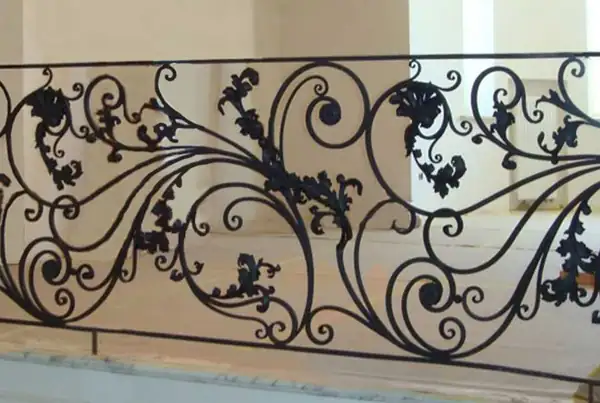 Balustrady wewnętrzne kute — realizacja 8, Kowalstwo Artystyczne Marek Mida