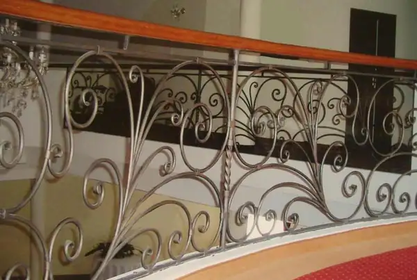 Balustrady wewnętrzne kute — realizacja 13, Kowalstwo Artystyczne Marek Mida