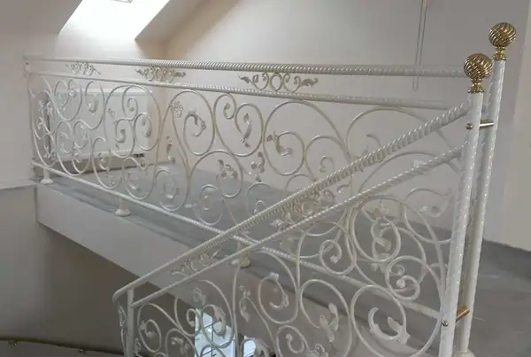 Balustrady wewnętrzne kute — realizacja 16, Kowalstwo Artystyczne Marek Mida