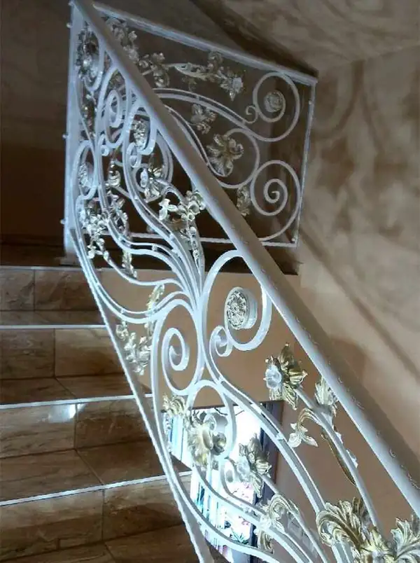 Balustrady wewnętrzne kute — realizacja 19, Kowalstwo Artystyczne Marek Mida
