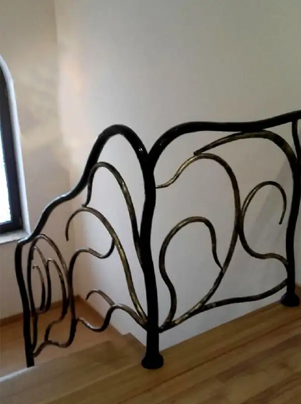 Balustrady wewnętrzne kute — realizacja 20, Kowalstwo Artystyczne Marek Mida