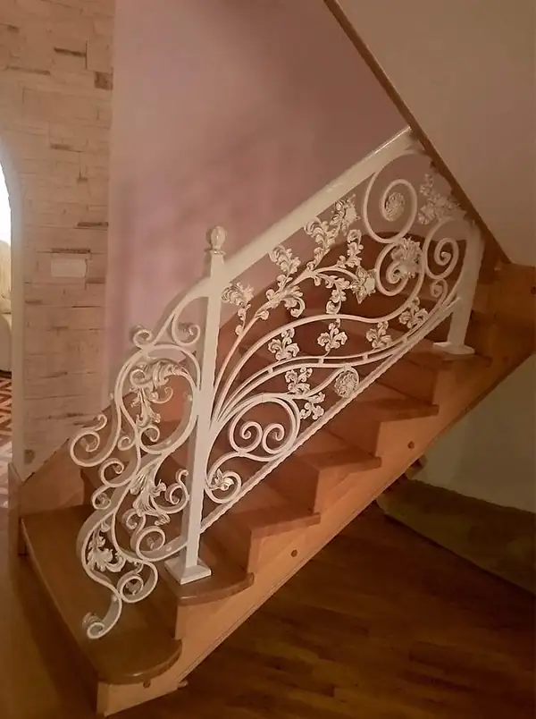 Balustrady wewnętrzne kute — realizacja 21, Kowalstwo Artystyczne Marek Mida