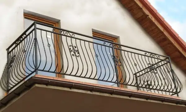 Balustrady zewnętrzne kute — realizacja 2, Kowalstwo Artystyczne Marek Mida