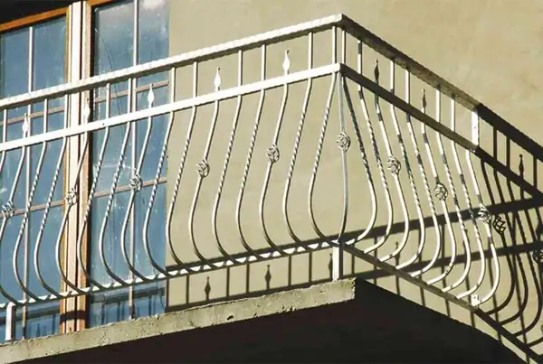 Balustrady zewnętrzne kute — realizacja 3, Kowalstwo Artystyczne Marek Mida