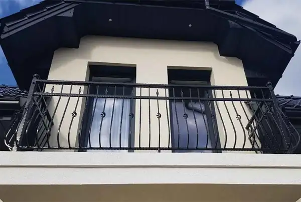Balustrady zewnętrzne kute — realizacja 4, Kowalstwo Artystyczne Marek Mida
