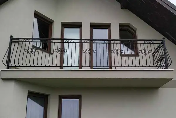 Balustrady zewnętrzne kute — realizacja 5, Kowalstwo Artystyczne Marek Mida