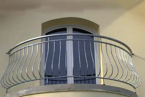 Balustrady zewnętrzne kute — realizacja 10, Kowalstwo Artystyczne Marek Mida