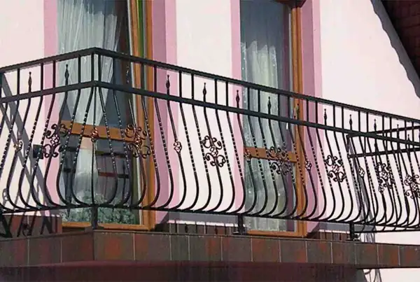 Balustrady zewnętrzne kute — realizacja 12, Kowalstwo Artystyczne Marek Mida