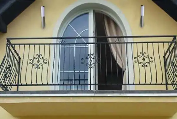 Balustrady zewnętrzne kute — realizacja 13, Kowalstwo Artystyczne Marek Mida