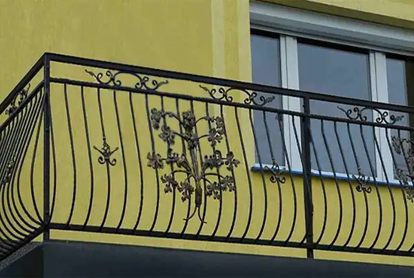 Balustrady zewnętrzne kute — realizacja 15, Kowalstwo Artystyczne Marek Mida
