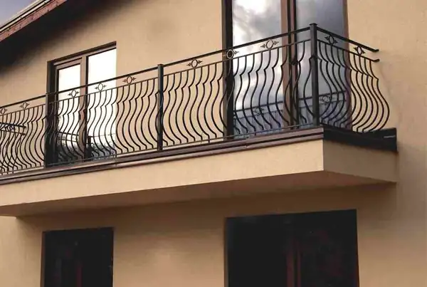 Balustrady zewnętrzne kute — realizacja 16, Kowalstwo Artystyczne Marek Mida