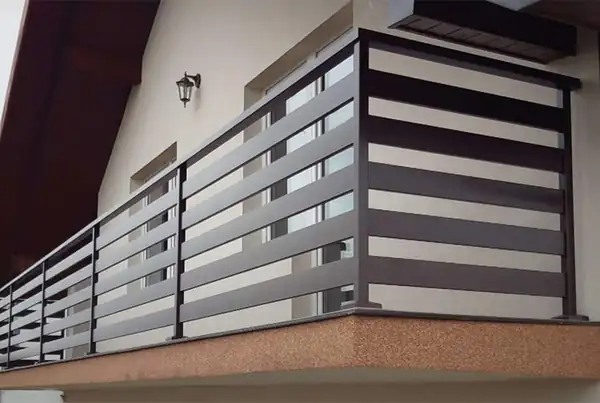 Balustrady zewnętrzne kute — realizacja 29, Kowalstwo Artystyczne Marek Mida