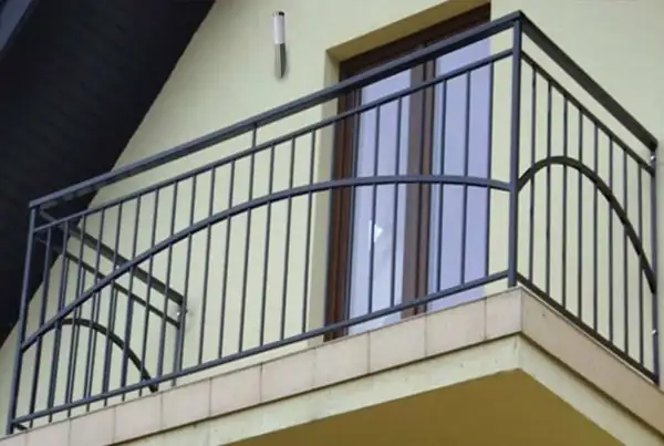 Balustrady zewnętrzne kute — realizacja 32, Kowalstwo Artystyczne Marek Mida
