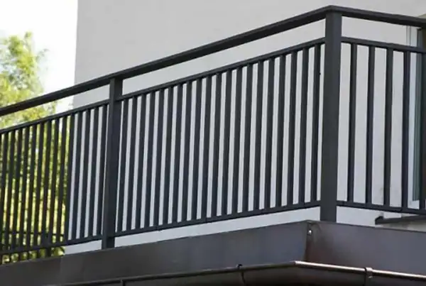 Balustrady zewnętrzne kute — realizacja 34, Kowalstwo Artystyczne Marek Mida