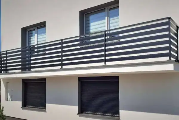 Balustrady zewnętrzne kute — realizacja 35, Kowalstwo Artystyczne Marek Mida