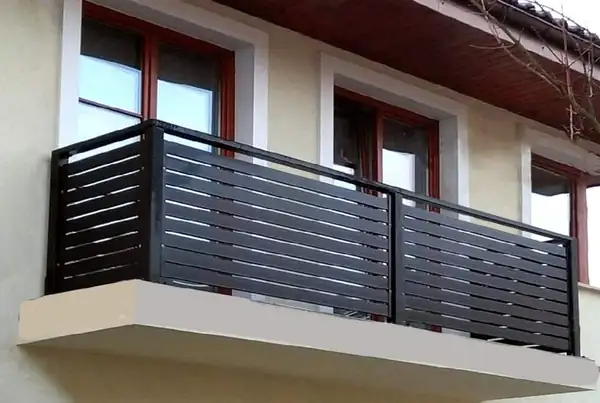 Balustrady zewnętrzne kute — realizacja 41, Kowalstwo Artystyczne Marek Mida