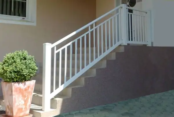 Balustrady zewnętrzne kute — realizacja 48, Kowalstwo Artystyczne Marek Mida
