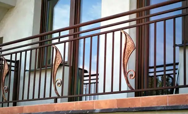 Balustrady zewnętrzne kute — realizacja 50, Kowalstwo Artystyczne Marek Mida