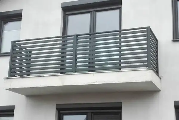 Balustrady zewnętrzne kute — realizacja 52, Kowalstwo Artystyczne Marek Mida