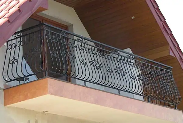 Balustrady zewnętrzne kute — realizacja 64, Kowalstwo Artystyczne Marek Mida