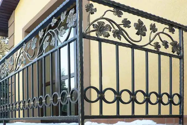 Balustrady zewnętrzne kute — realizacja 72, Kowalstwo Artystyczne Marek Mida