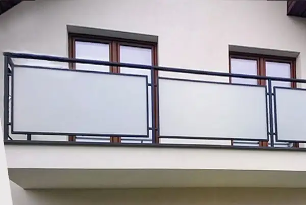 Balustrady zewnętrzne kute — realizacja 75, Kowalstwo Artystyczne Marek Mida