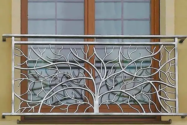 Balustrady zewnętrzne kute — realizacja 82, Kowalstwo Artystyczne Marek Mida