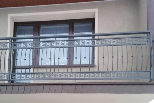 Balustrady zewnętrzne kute — realizacja 85, Kowalstwo Artystyczne Marek Mida