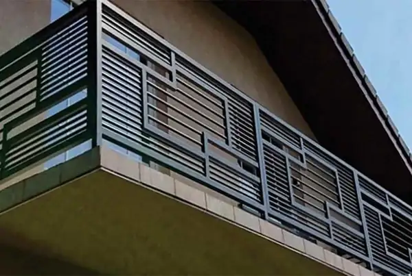 Balustrady zewnętrzne kute — realizacja 92, Kowalstwo Artystyczne Marek Mida
