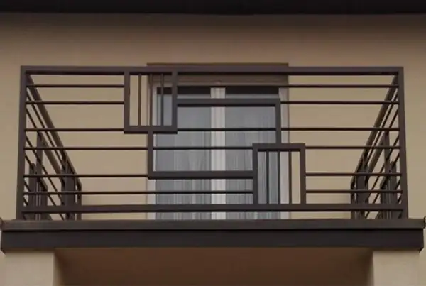 Balustrady zewnętrzne kute — realizacja 95, Kowalstwo Artystyczne Marek Mida