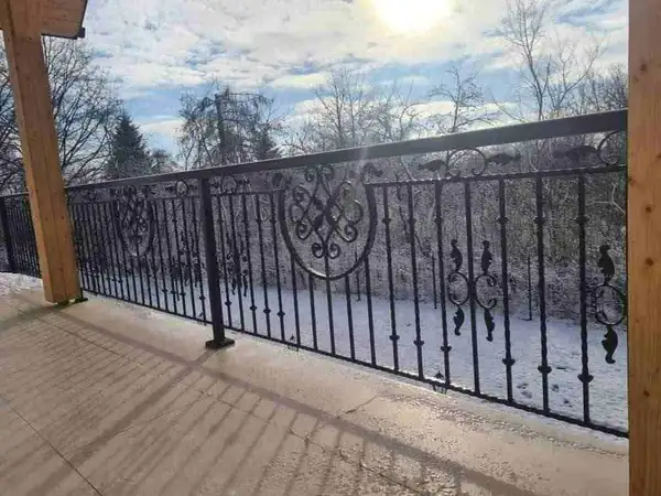 Balustrady zewnętrzne kute — realizacja 97, Kowalstwo Artystyczne Marek Mida