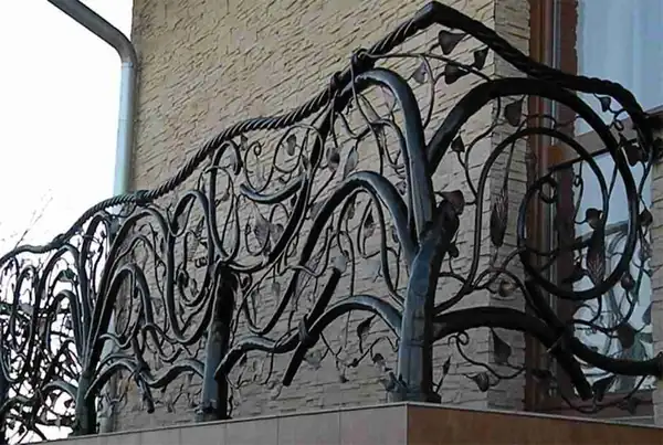 Balustrady zewnętrzne kute — realizacja 101, Kowalstwo Artystyczne Marek Mida