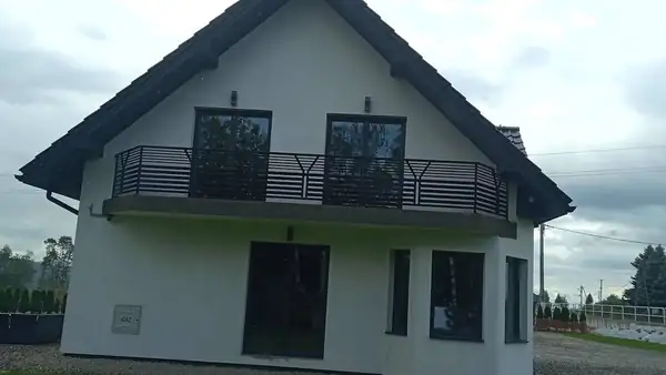 Balustrady zewnętrzne kute — realizacja 105, Kowalstwo Artystyczne Marek Mida