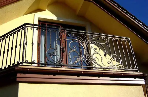 Balustrady zewnętrzne kute — realizacja 108, Kowalstwo Artystyczne Marek Mida