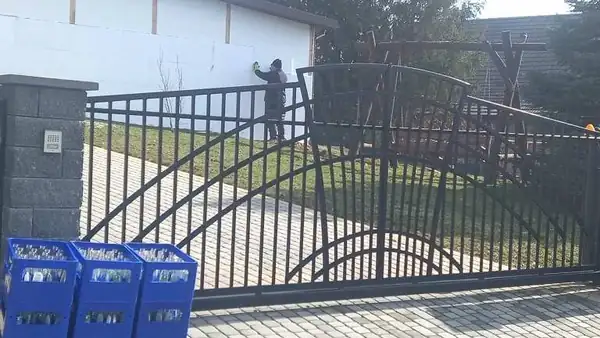 Bramy wjazdowe kute — realizacja 55, Kowalstwo Artystyczne Marek Mida