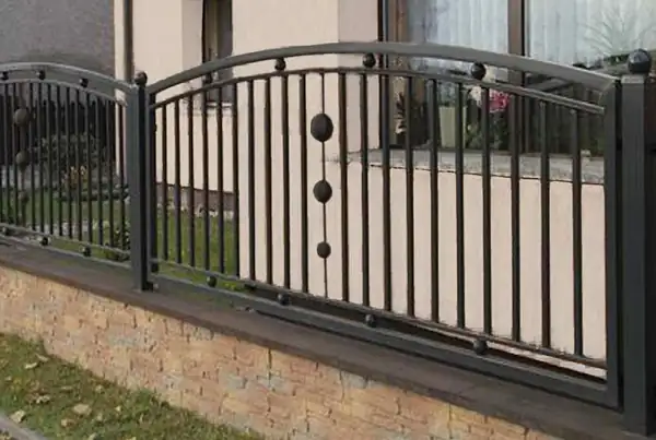 Segmenty ogrodzeniowe kute — realizacja 56, Kowalstwo Artystyczne Marek Mida