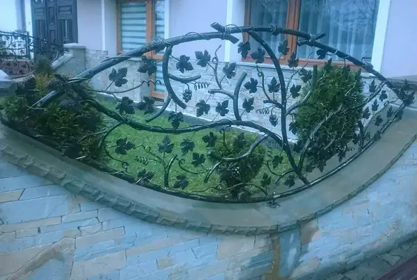 Segmenty ogrodzeniowe kute — realizacja 71, Kowalstwo Artystyczne Marek Mida