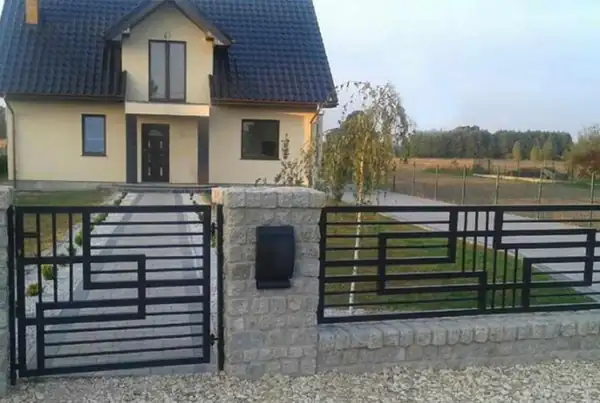 Segmenty ogrodzeniowe kute — realizacja 75, Kowalstwo Artystyczne Marek Mida