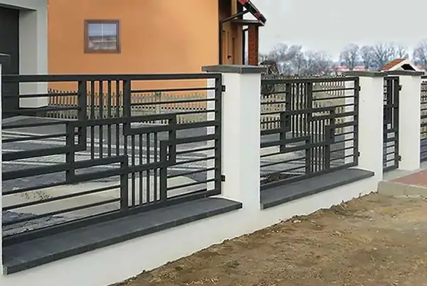 Segmenty ogrodzeniowe kute — realizacja 76, Kowalstwo Artystyczne Marek Mida